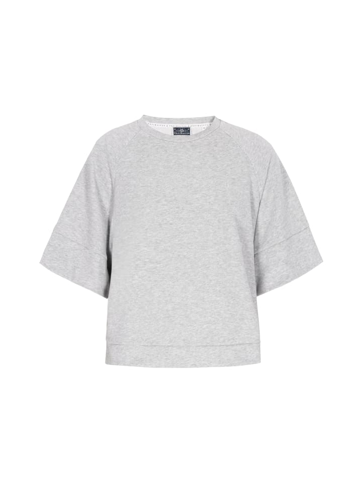 Women Sweatshirt in grey melange