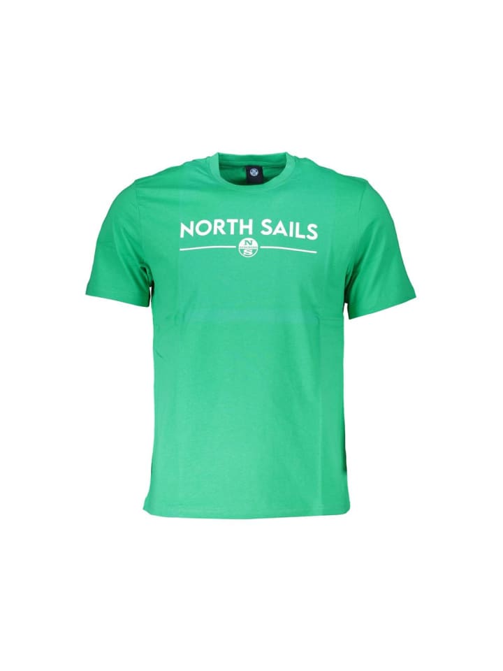 Grün Baumwolle Herren T-Shirt