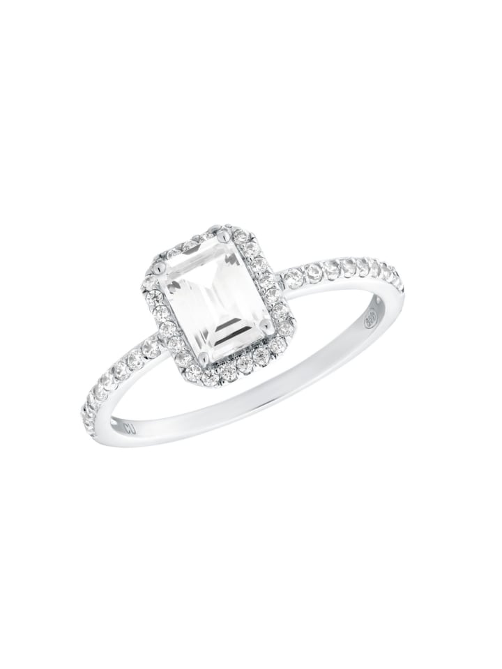 Ring Silber 925, rhodiniert in Silber