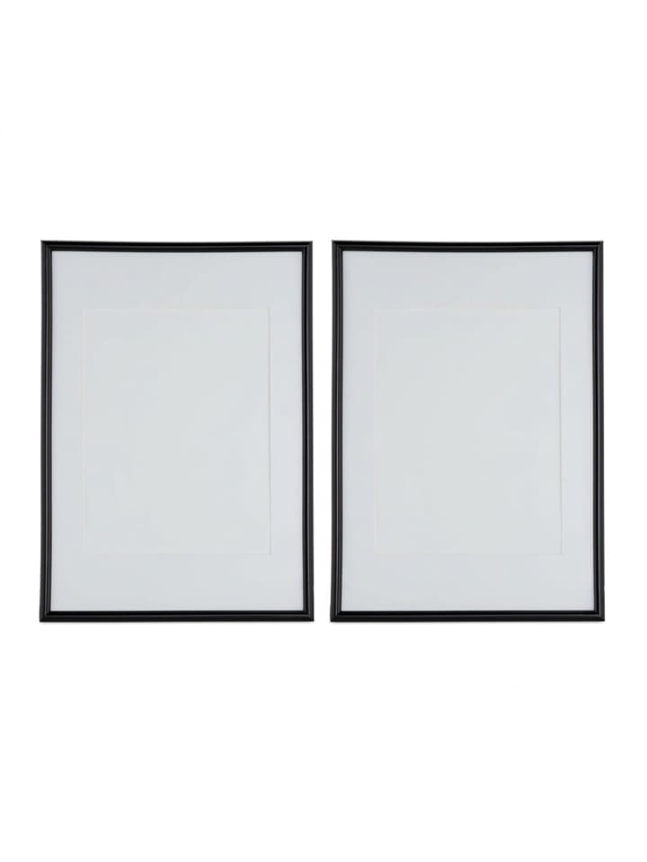 2x Bilderrahmen in Schwarz - 10 x 15 cm