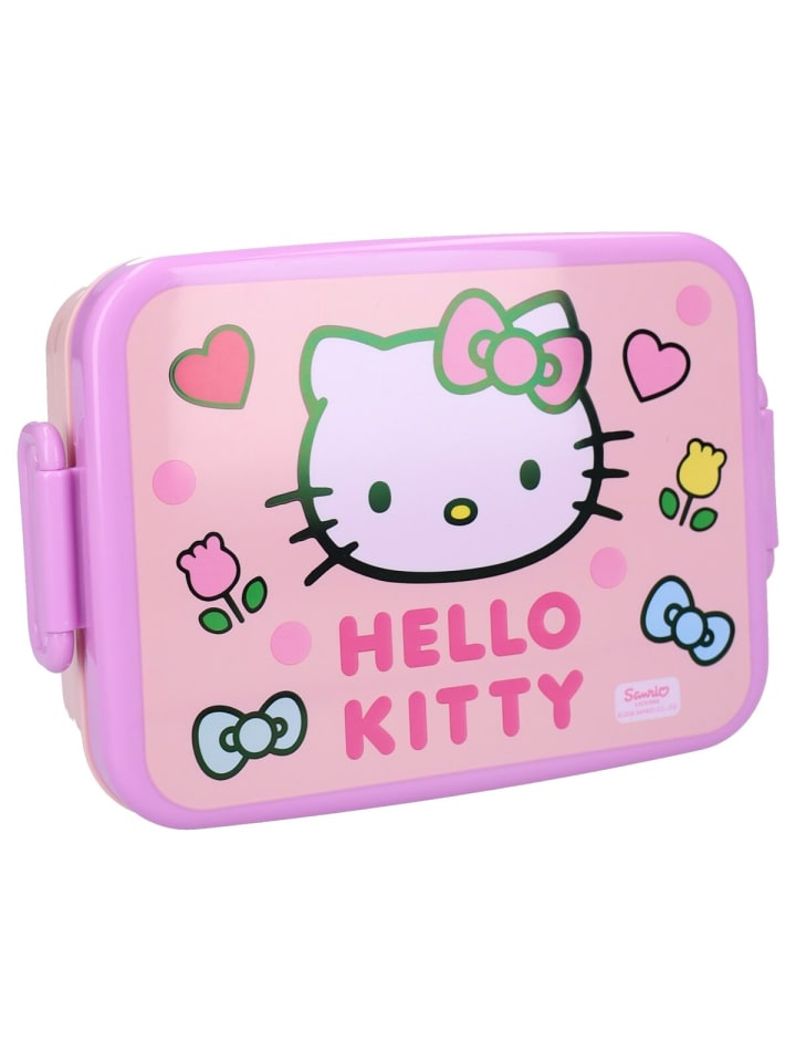 Hello Kitty Brotdose Kinder Lunchbox Vesperdose Pausenbox mit in Rosa