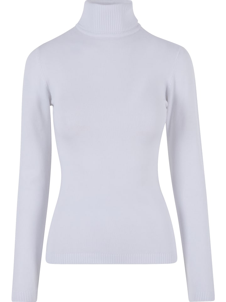 Crew Neck Jumper in white