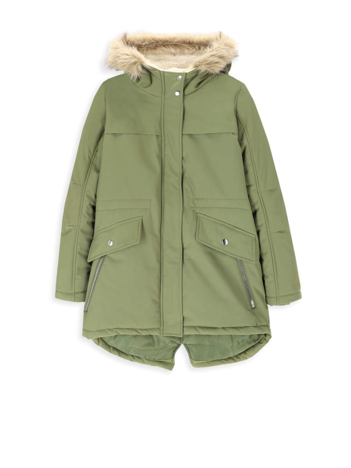 Winterjacke in khaki