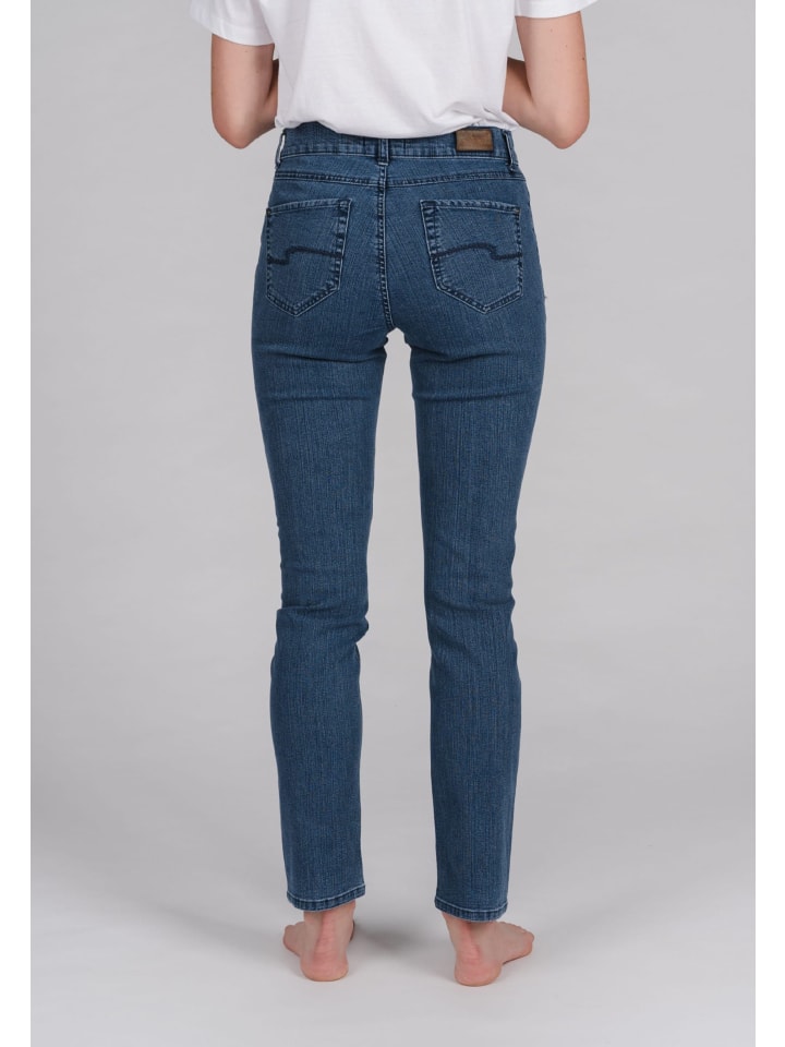 günstig Jeans | limango sportivem mit Jeans in Cici ANGELS Straight-Leg BLAU kaufen Denim