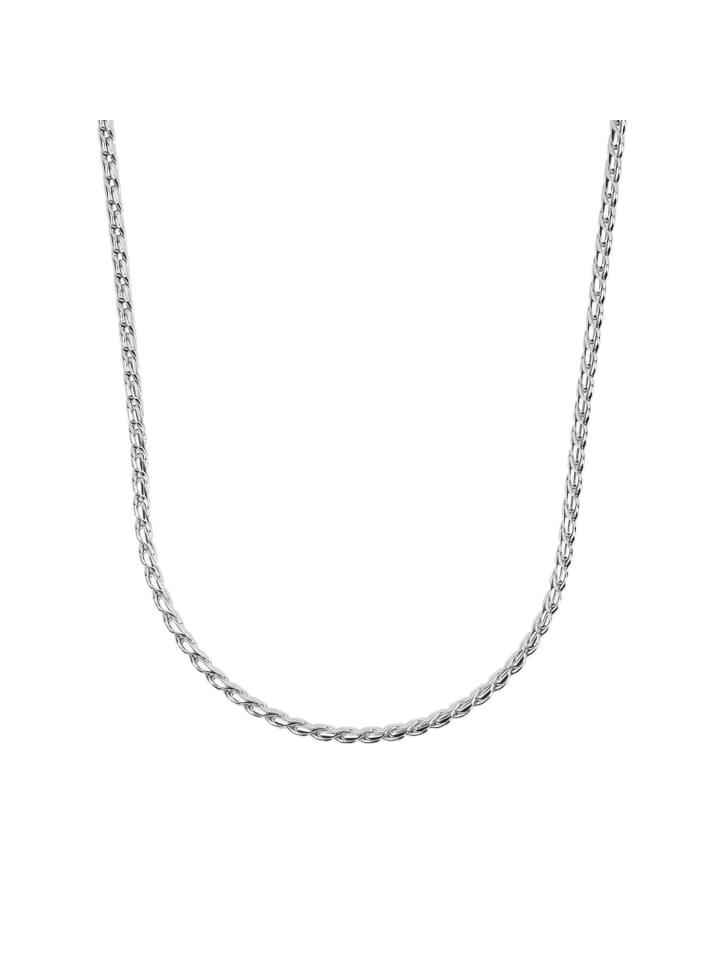 Halskette Edelstahl in silber