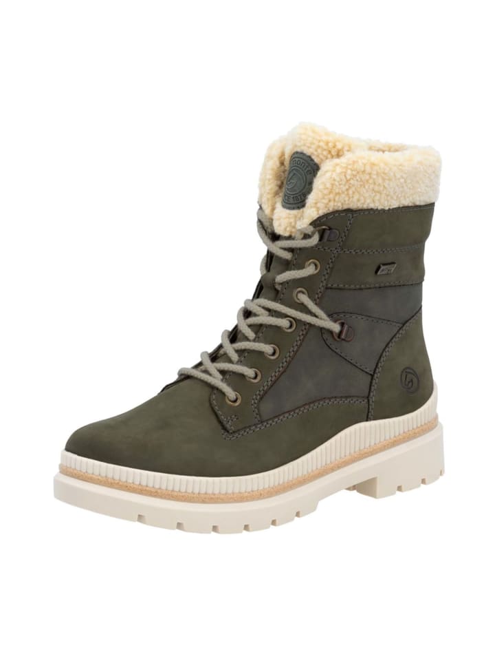 Schnürboots in Grün