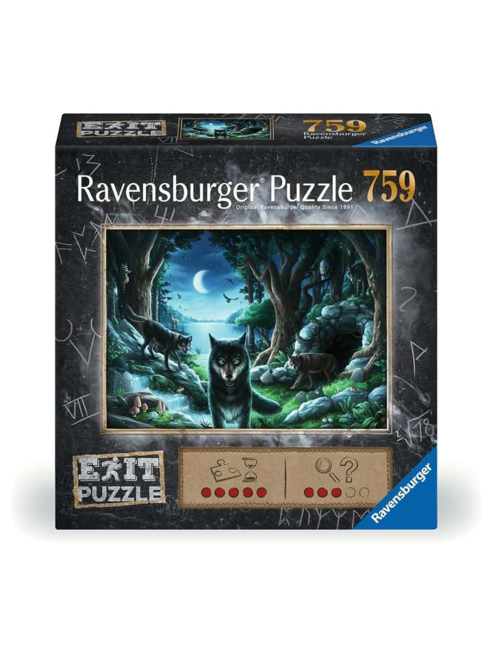 Ravensburger Puzzle 759 Teile Rätsel Wolfsgeschichten in bunt
