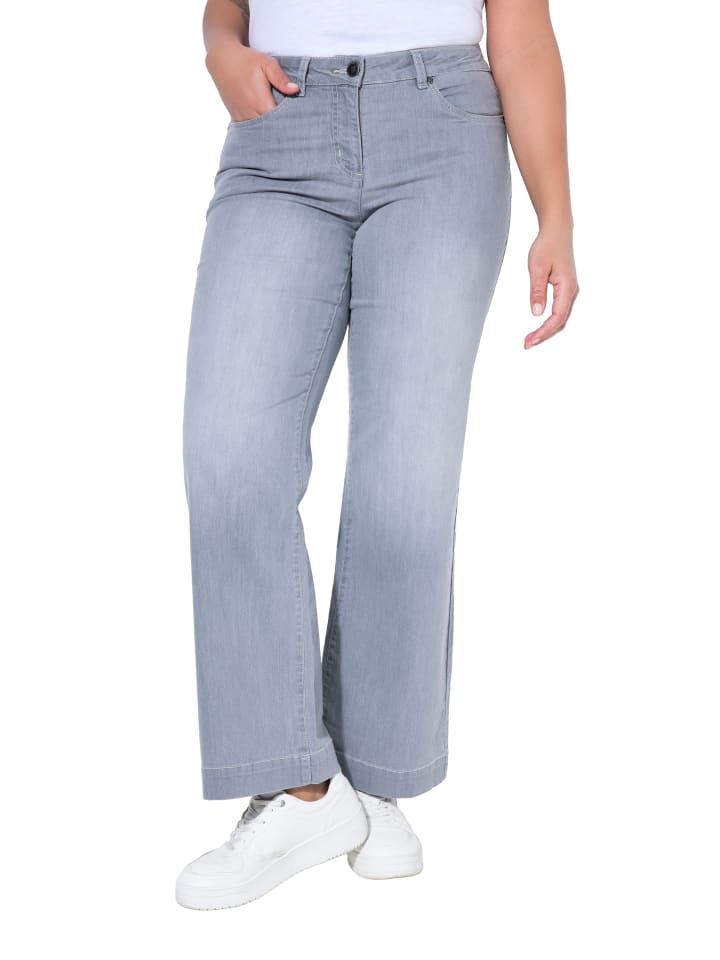 Jeans in mittelgrau