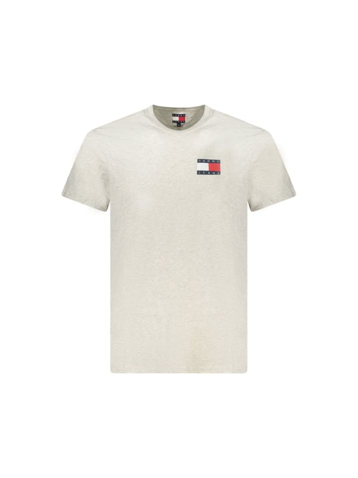 Grau Baumwolle Herren T-Shirt