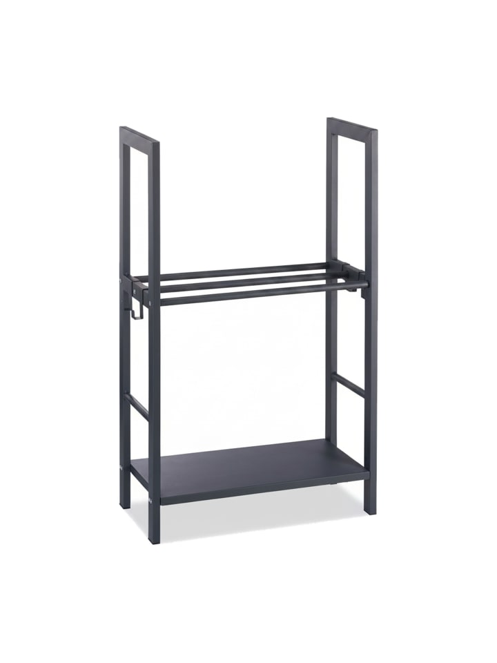 Kaminholzregal in Anthrazit - (B)60 x (H)100 x (T)30 cm