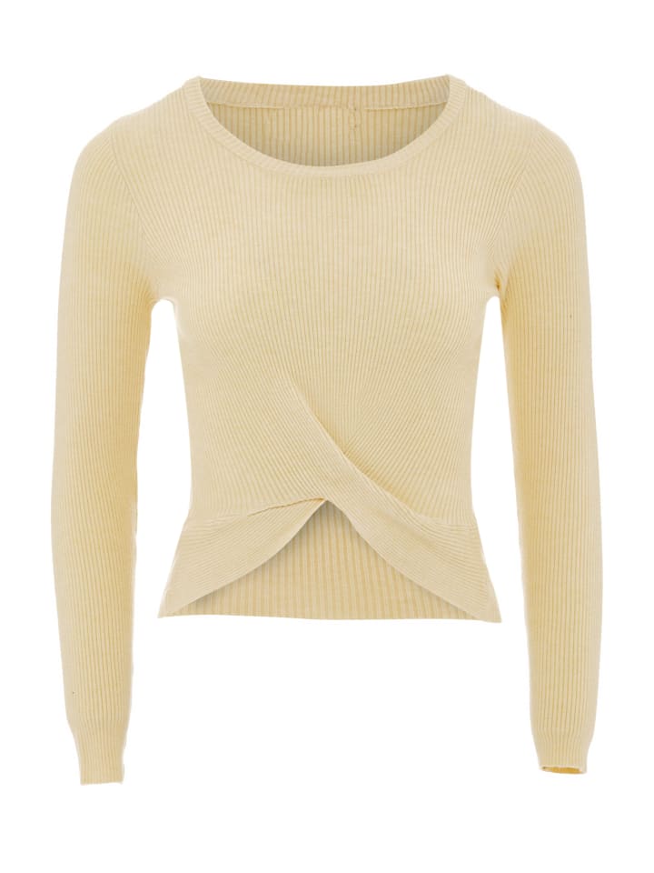 Women Strickpullover in Hellbeige