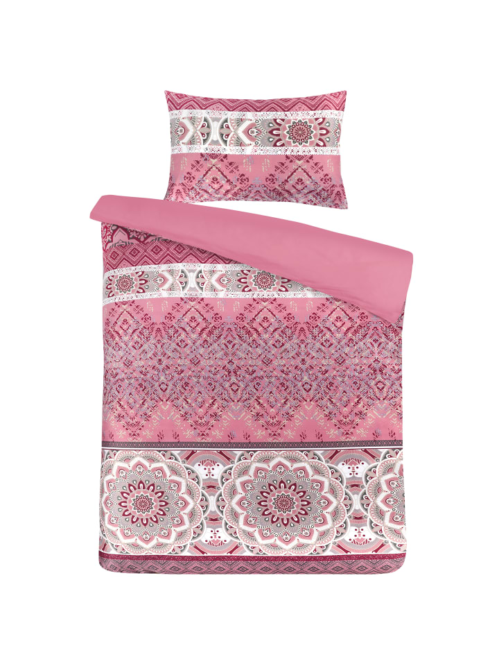 Bettwäsche Alegra 125-AT 70 x 90 cm in rosa