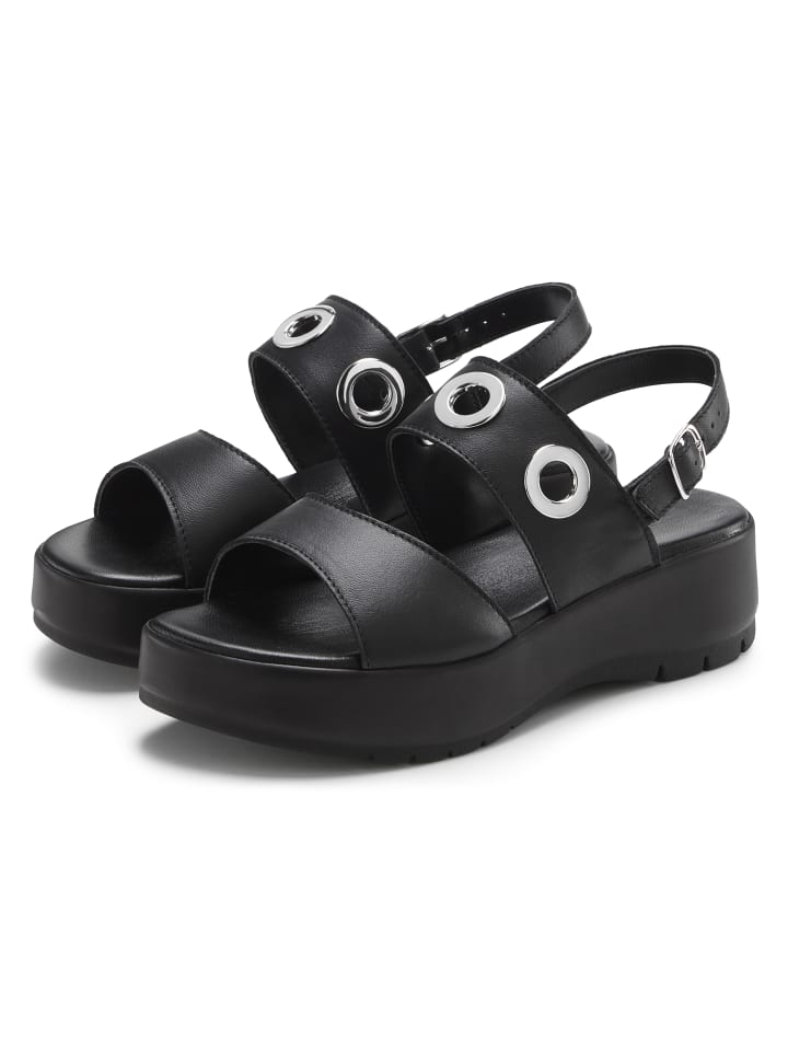 Sandalette in schwarz