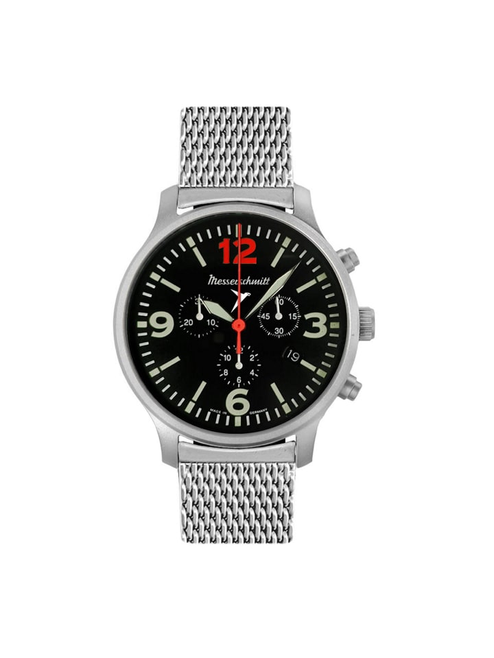 Quarzuhr ME-3H205R12-M in Silber