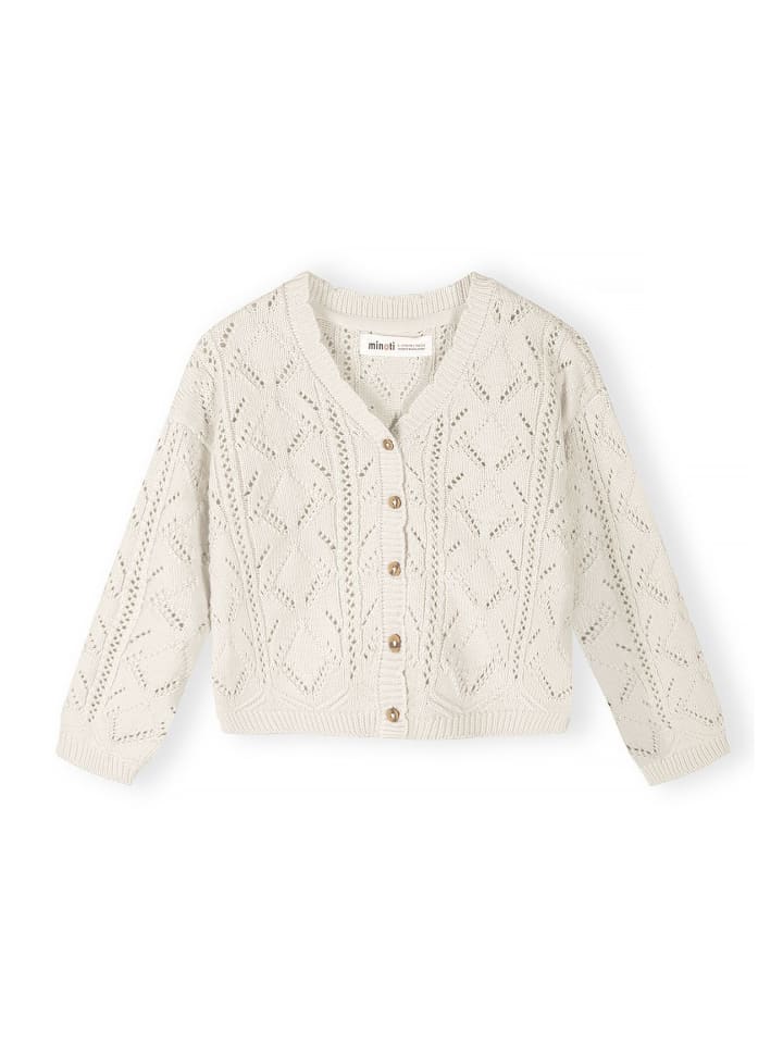 Cardigan 30KNIT101 in weiß