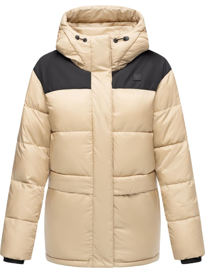 Steppjacke Wikesh in Taupe