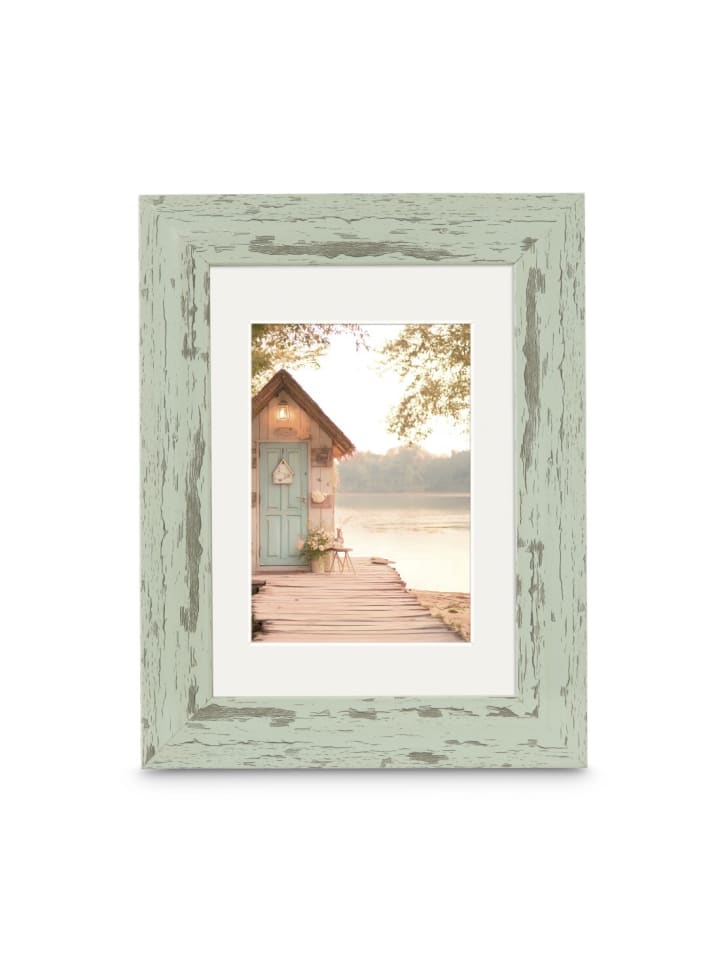 Bilderrahmen "Cottage" Pastellmint 20 x 30 cm