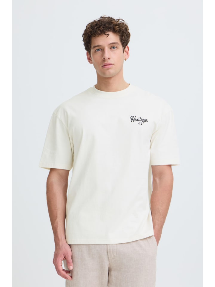 Rundhalsshirt IDBrybell in Beige
