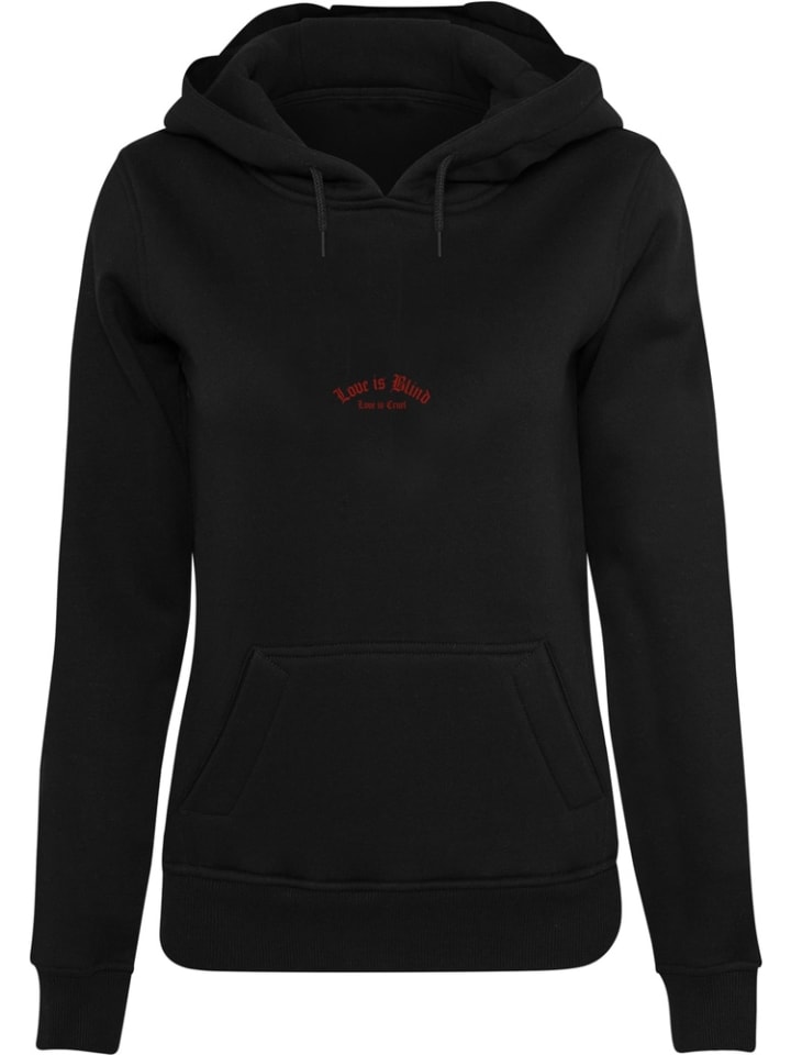 Hoodie "Love Is Blind Love Is Cruel Hoody" in Schwarz