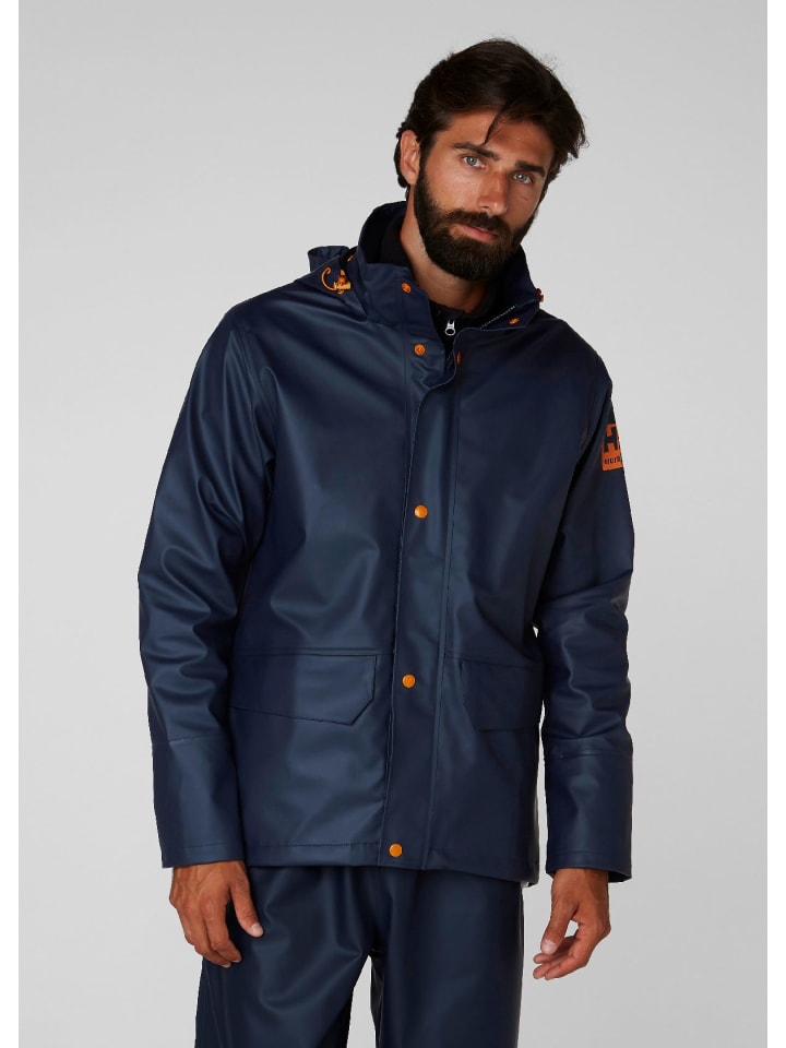 Regenjacke in Blau