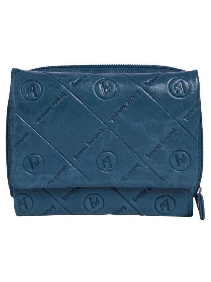 Geldbörse echt Leder in blau