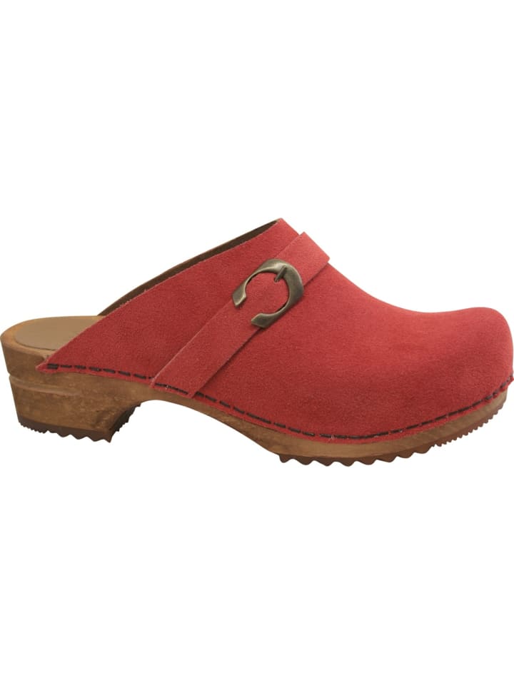 Clog "Wood-Hedi Open" in Orange