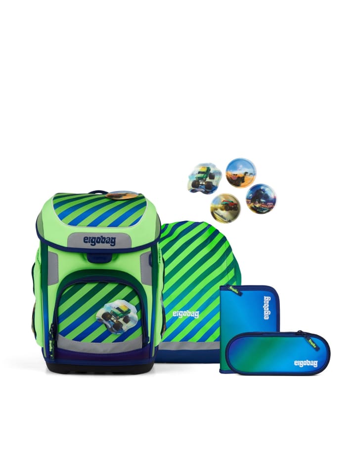 ergobag cubo Schulranzen-Set TruckBär