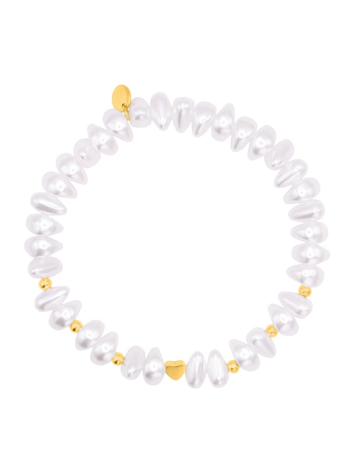 Perlenarmband Frauen Celera goldfarben in goldfarben