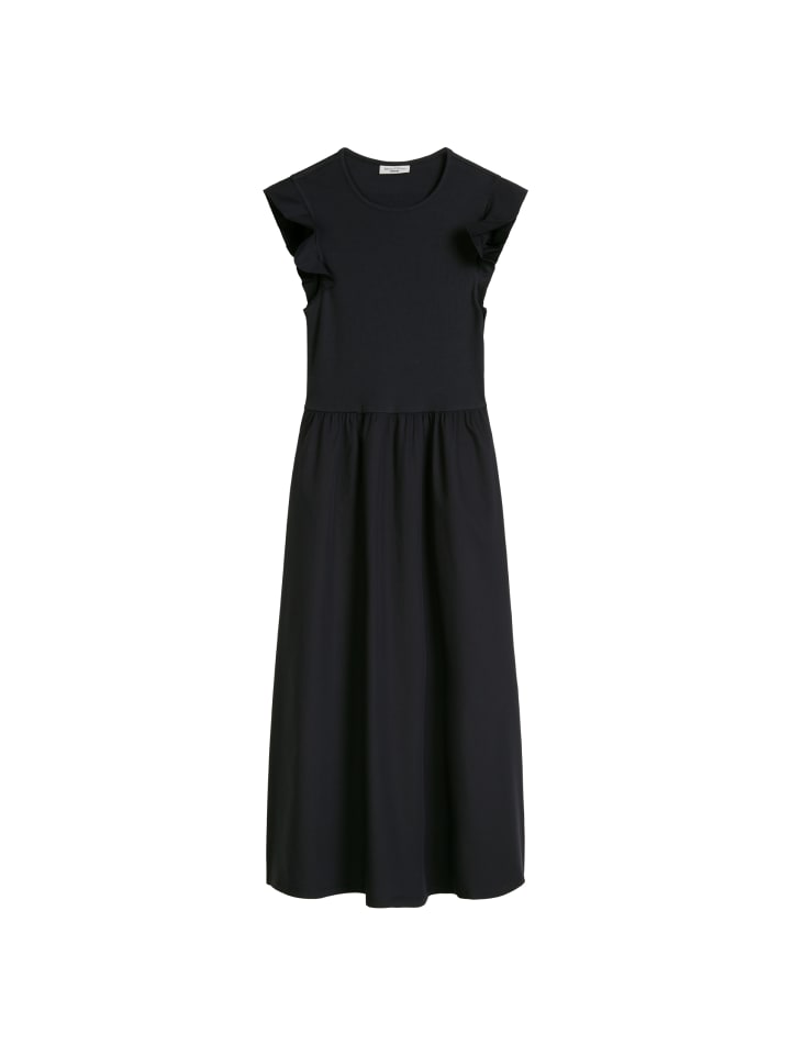 Volant-Jerseykleid flared in Blue Depths