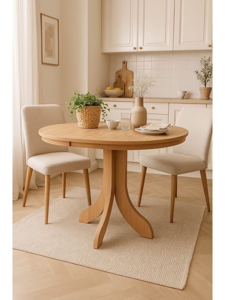 Esstisch 90-130 cm Mascha in Eiche-Nachbildung