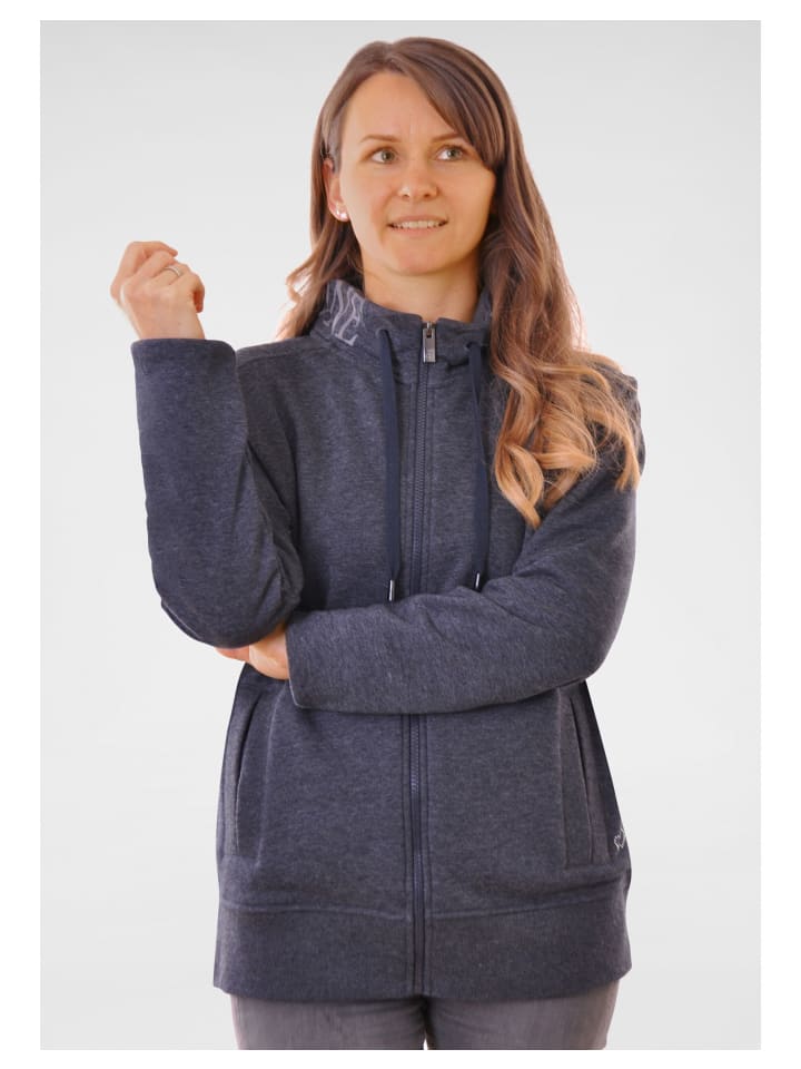 Sweatjacke in navy