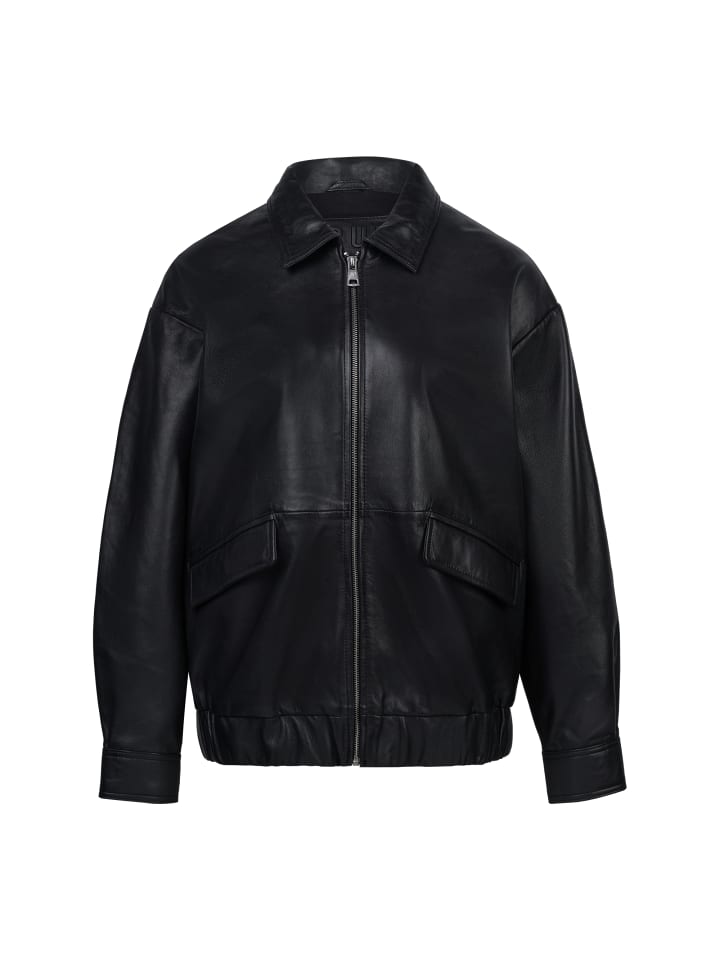 Lederjacke Nova in Schwarz