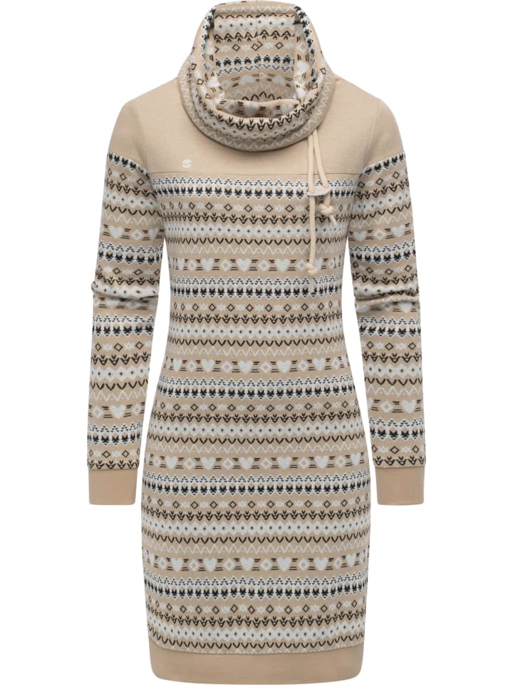 Sweatkleid Chlloe Jacquard YOUMODO in Beige