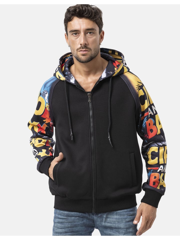 Sweatjacke CL589 in BLACK