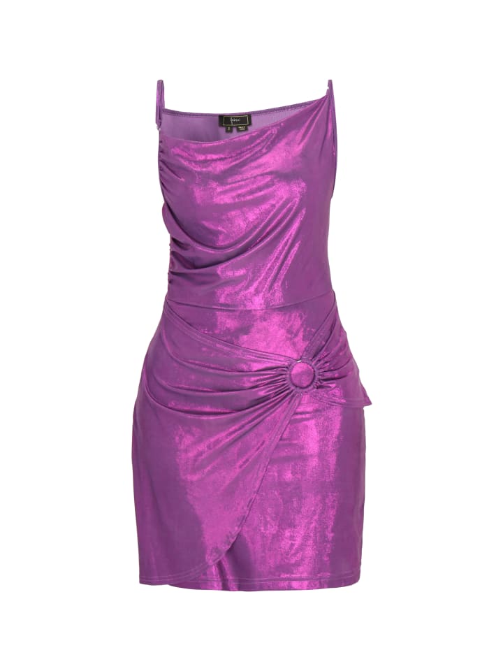 Women Dress in violet metallic