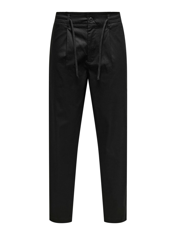 Chino Hose in Black 1