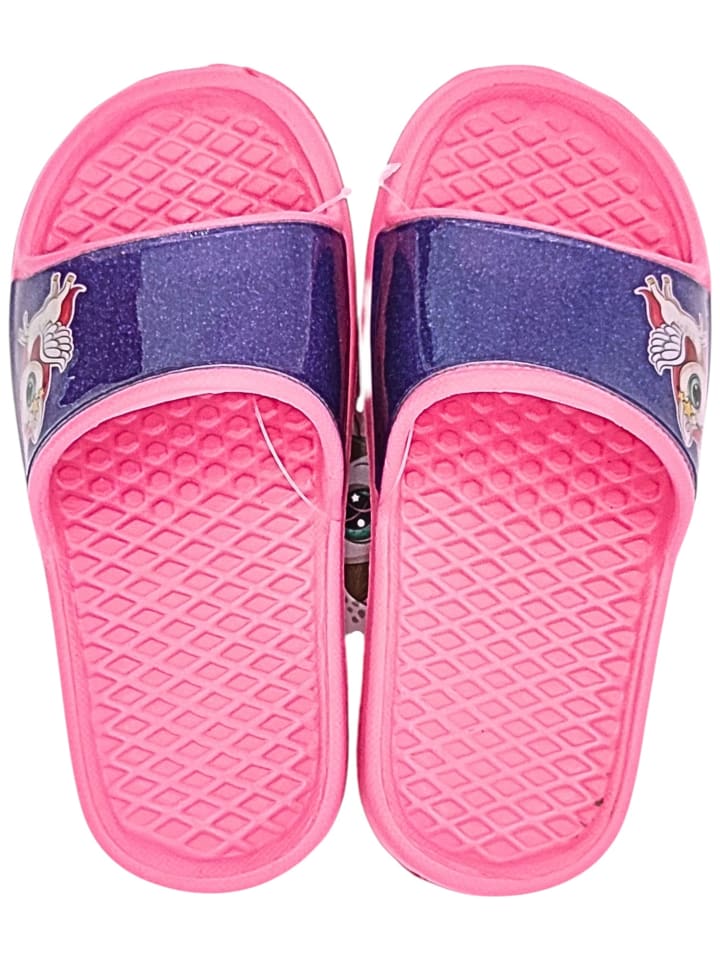 Badelatschen Einhorn in Pink