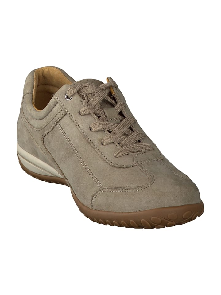 Komfort Schnürschuhe in Beige