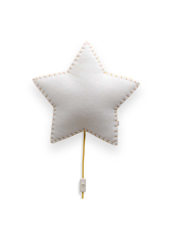 Softlampe Nachtlicht/Wandlampe Stern, Schnur & Stecker