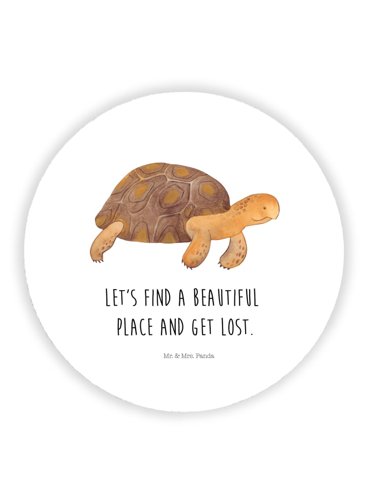 pinnwand magnet Schildkröte MHerzieren mit Spruch in Weiß