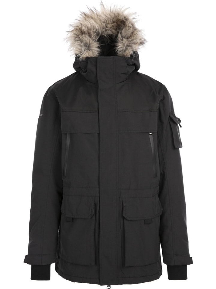 Winterjacke "Pillaton Rainwear Jacket" in Schwarz