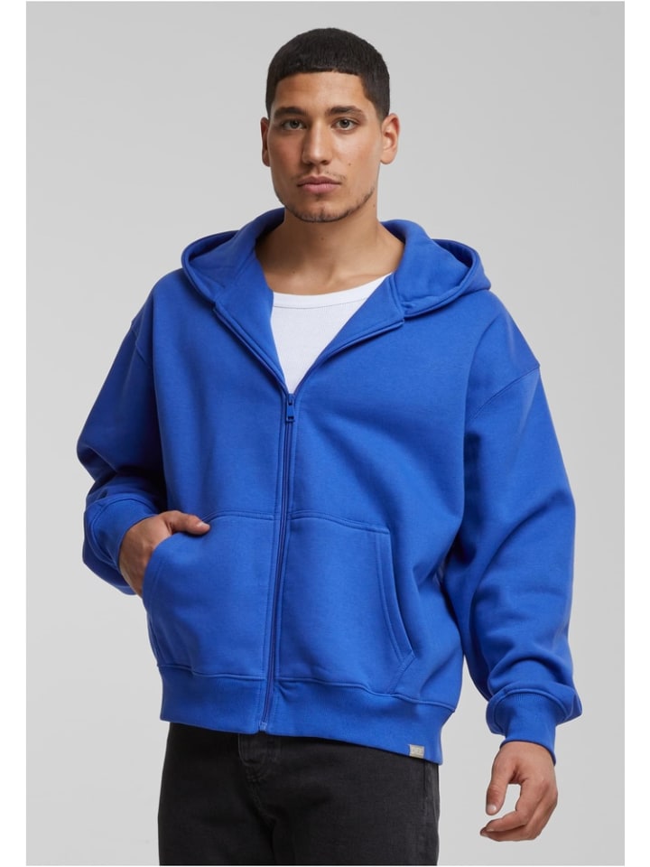 Hoodie "Zip Hoody" in Blau