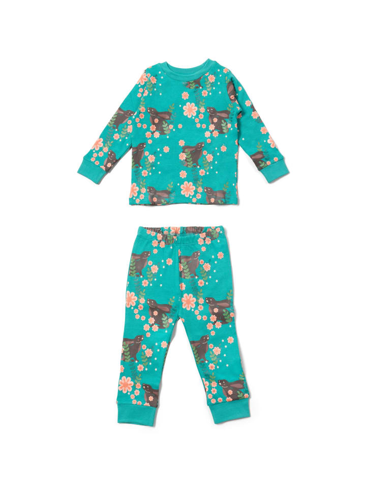 Organic Cotton Pyjamas in Green