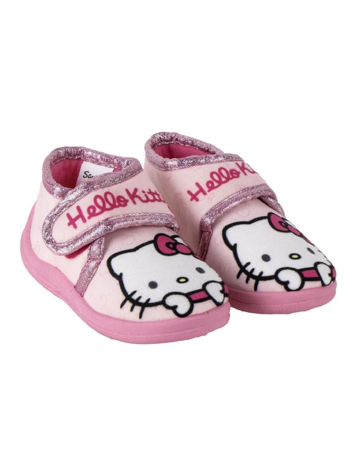 Hello Kitty Pantoffeln Kinder rutschfeste Halbstiefel für Zuhause & Ki in Rosa