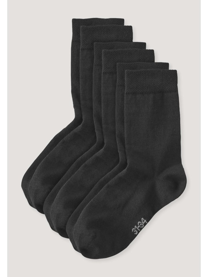 Socke in schwarz