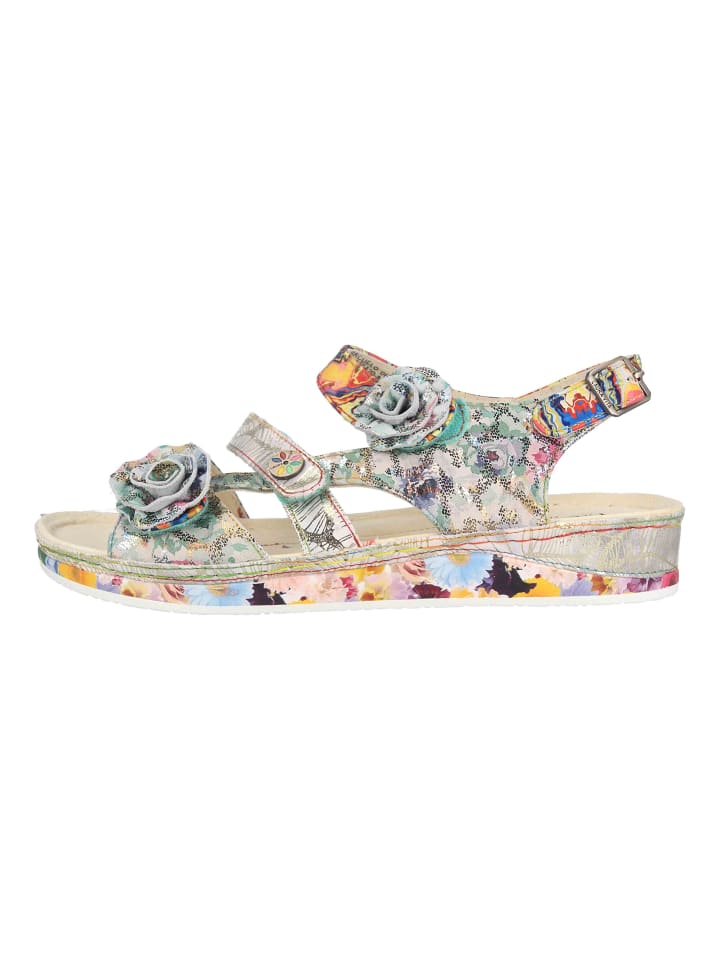 Sandalen in Mehrfarbig