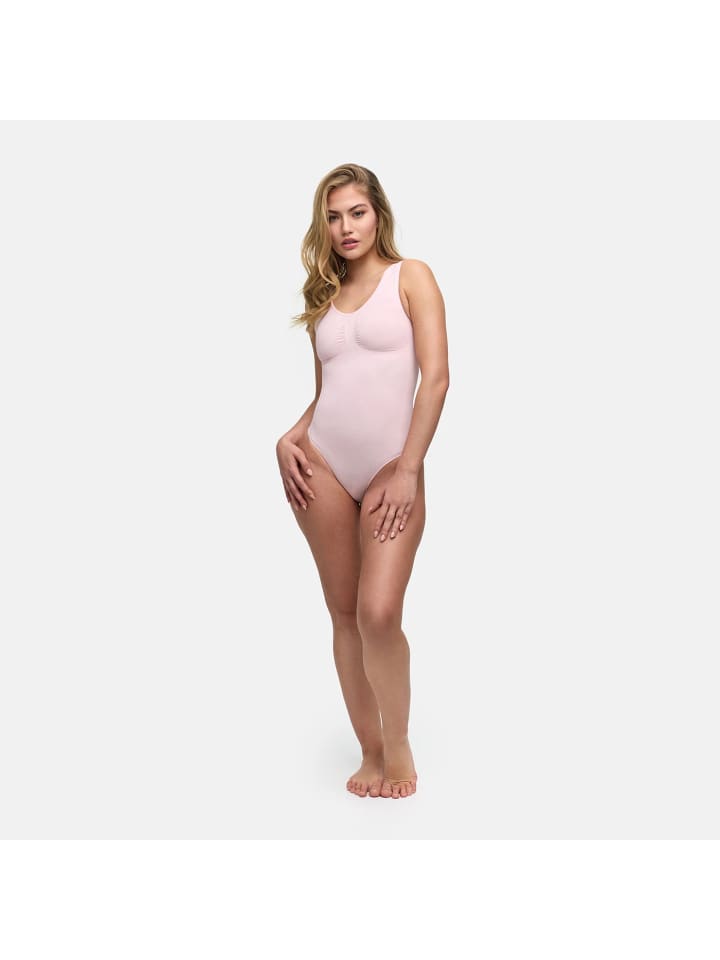Figurformender Body mit Slip in Babyrosa