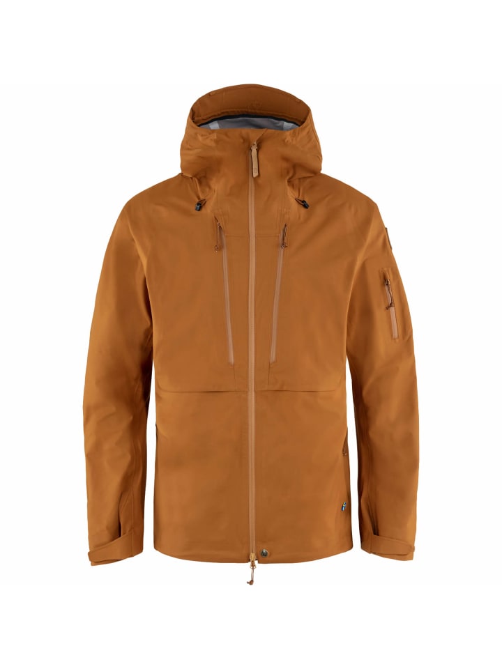 Outdoorjacke Keb Eco-Shell Jacket M in Kastanie