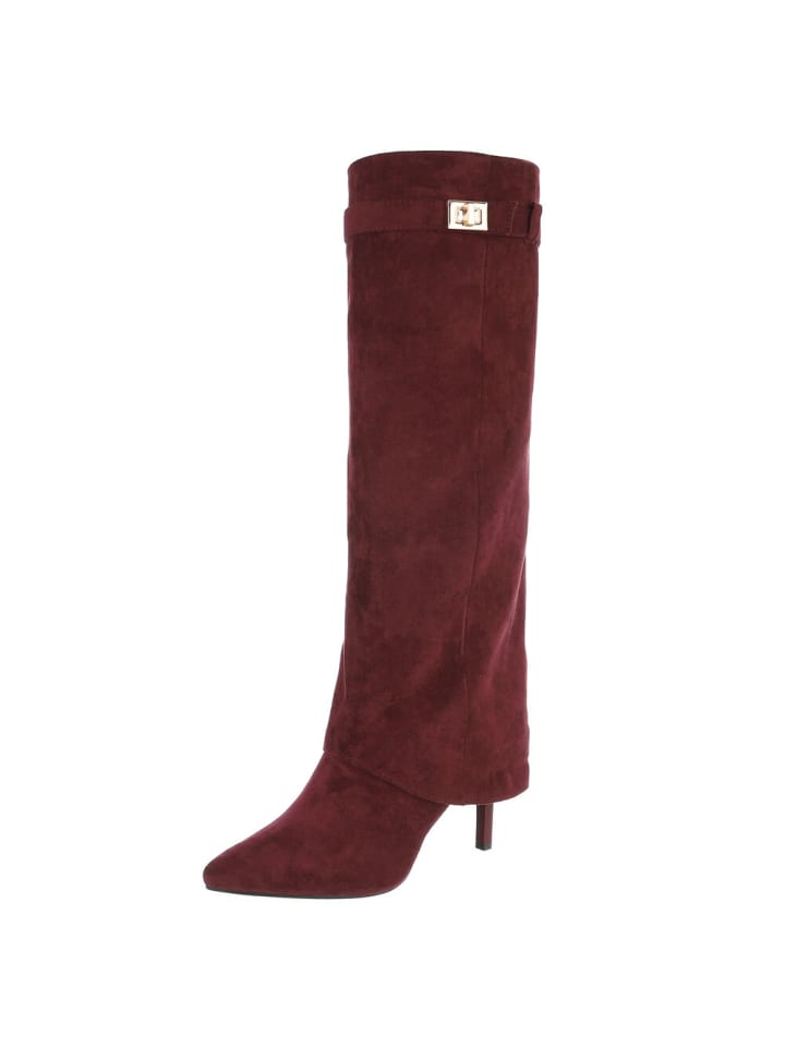 High Heel in Weinrot