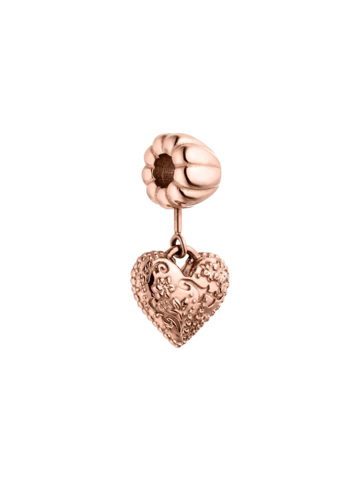 Charm LEI Vintage Heart Rosegold